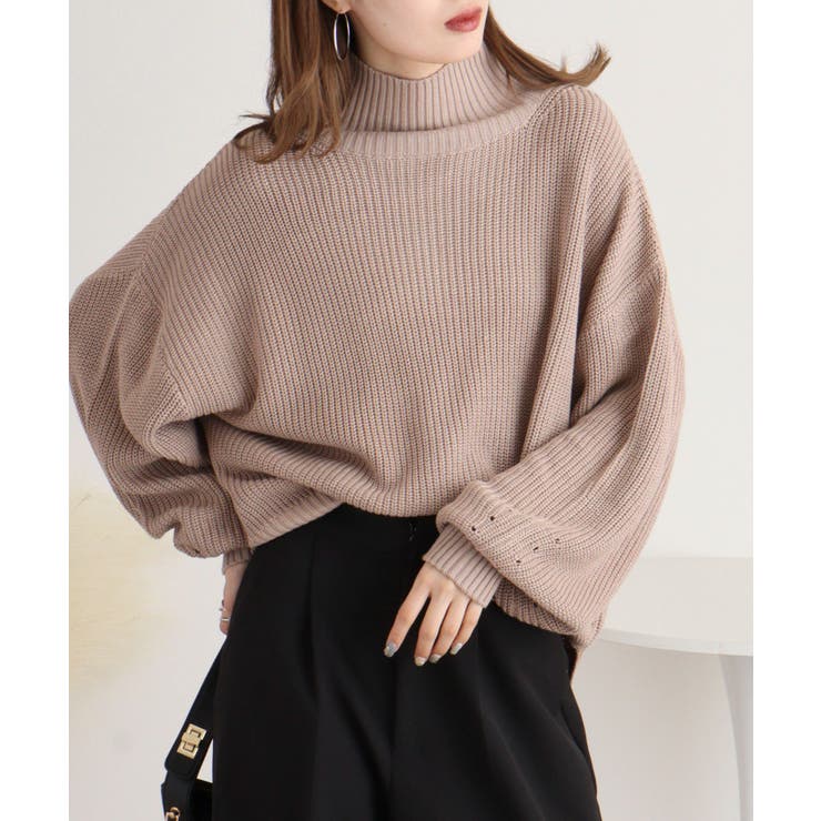 タートルネック ボリュームニット トップス | JungleJalopy | 詳細画像22 