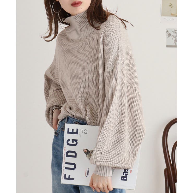 タートルネック ボリュームニット トップス | JungleJalopy | 詳細画像25 