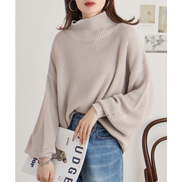 タートルネック ボリュームニット トップス | JungleJalopy | 詳細画像27 