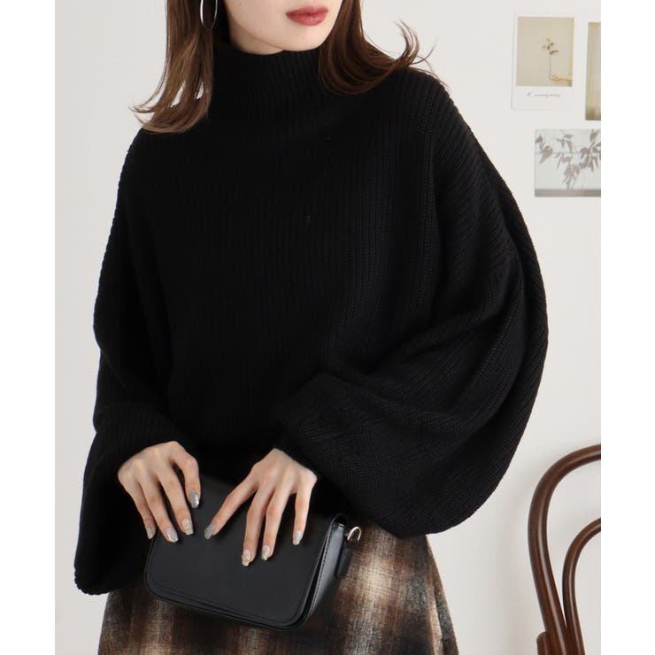 タートルネック ボリュームニット トップス | JungleJalopy | 詳細画像29 