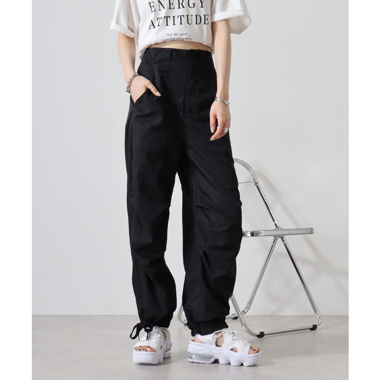 合繊ツイールタックジョガーパンツ ボトムス ズボン | JungleJalopy | 詳細画像5 