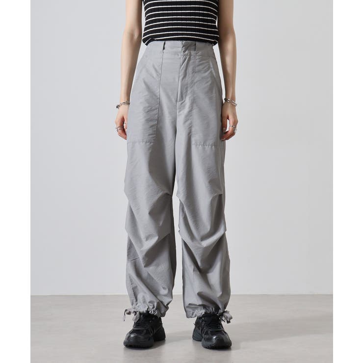 合繊ツイールタックジョガーパンツ ボトムス ズボン | JungleJalopy | 詳細画像14 