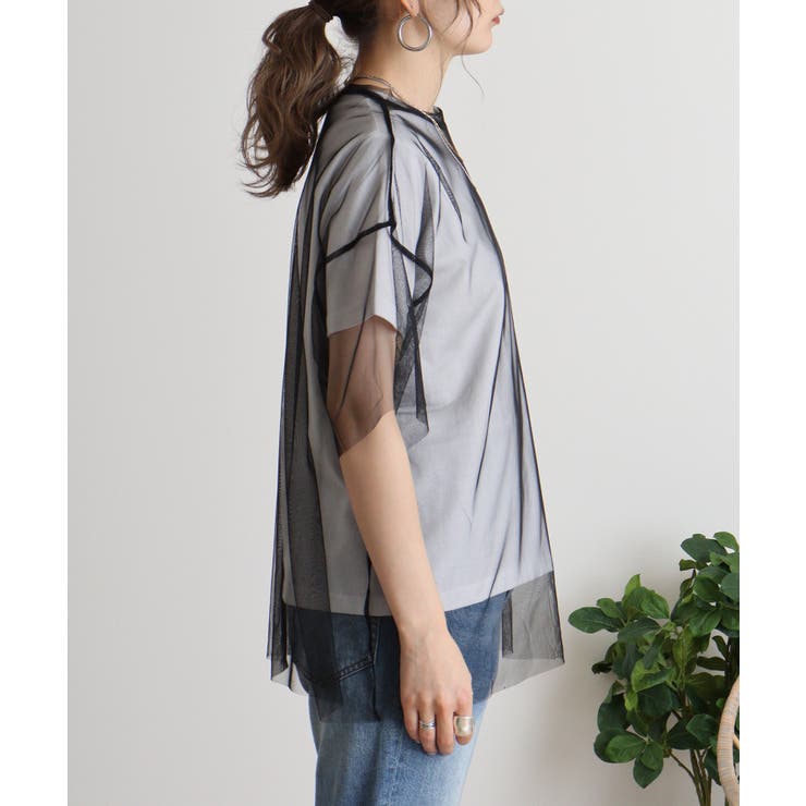 ロゴT×チュールTコンパクトアンサンブル Tシャツ セット | JungleJalopy | 詳細画像14 