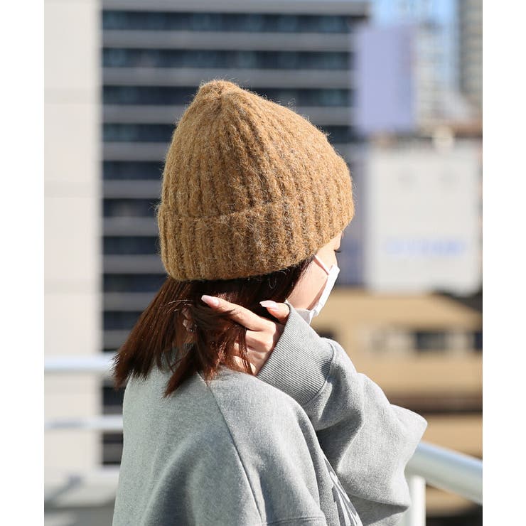 シャギーニットキャップ ビーニー ニット帽 | JungleJalopy | 詳細画像7 