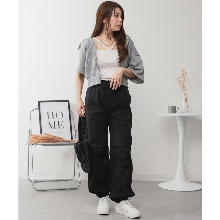 リラックスワイド パラシュートパンツ レディース 大きいサイズ | JungleJalopy | 詳細画像3 