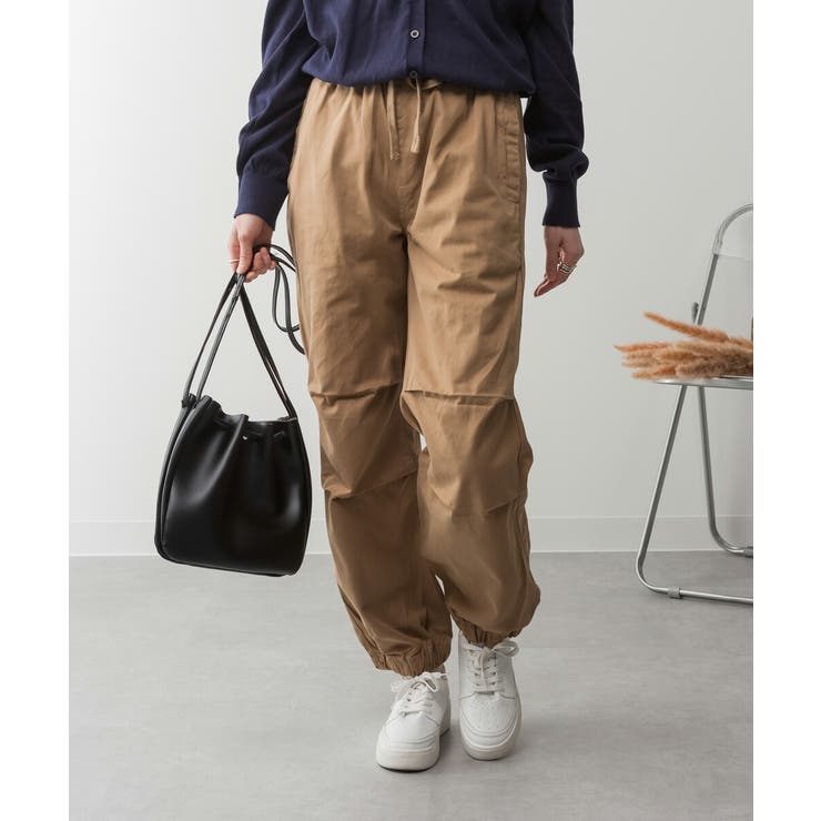 リラックスワイド パラシュートパンツ レディース 大きいサイズ | JungleJalopy | 詳細画像11 