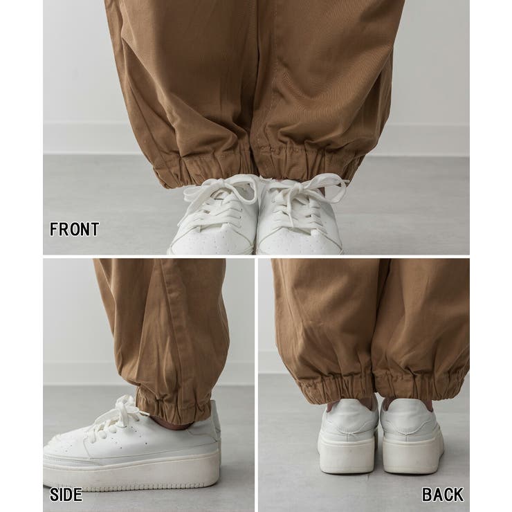 リラックスワイド パラシュートパンツ レディース 大きいサイズ | JungleJalopy | 詳細画像20 