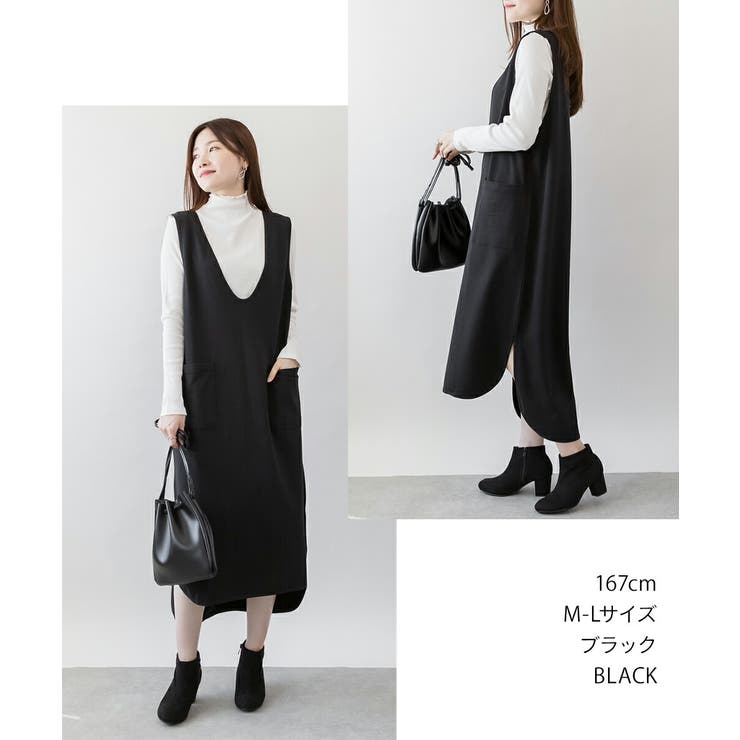 ミニ裏毛Vネックロングスウェットベスト 大きいサイズ レディース | JungleJalopy | 詳細画像7 