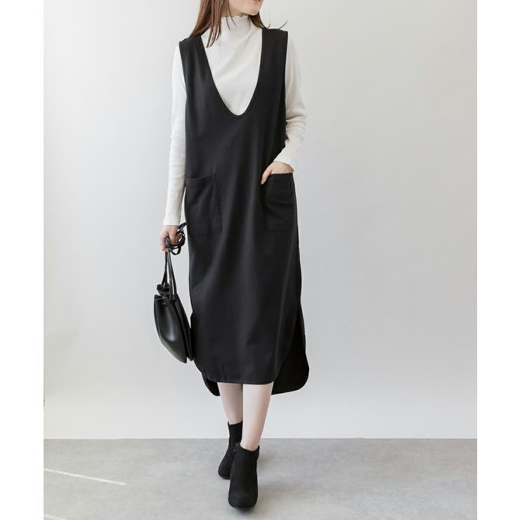 ミニ裏毛Vネックロングスウェットベスト 大きいサイズ レディース | JungleJalopy | 詳細画像8 