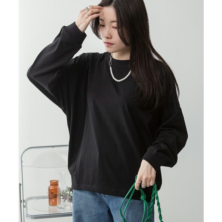 ゆったりロングスリーブカットソー レディース 大きいサイズ | JungleJalopy | 詳細画像6 