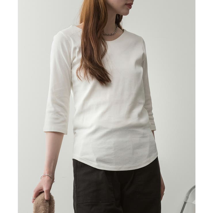 Vネック七分袖 プルオーバー トップス | JungleJalopy | 詳細画像9 