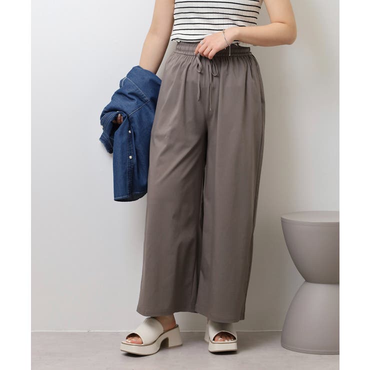 ライトクールストレッチワイドパンツ レディース | JungleJalopy | 詳細画像7 