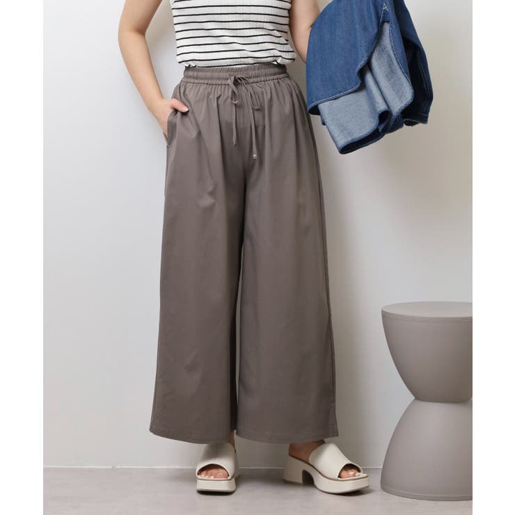 ライトクールストレッチワイドパンツ レディース | JungleJalopy | 詳細画像9 