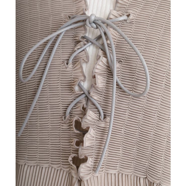 胸元レースアップギャザーオールインワン レディース | JungleJalopy | 詳細画像19 