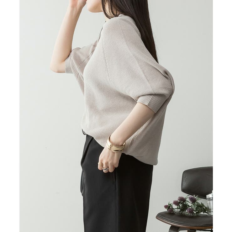 前後2WAY 畦編みルーズセーター レディース 大きいサイズ | JungleJalopy | 詳細画像9 