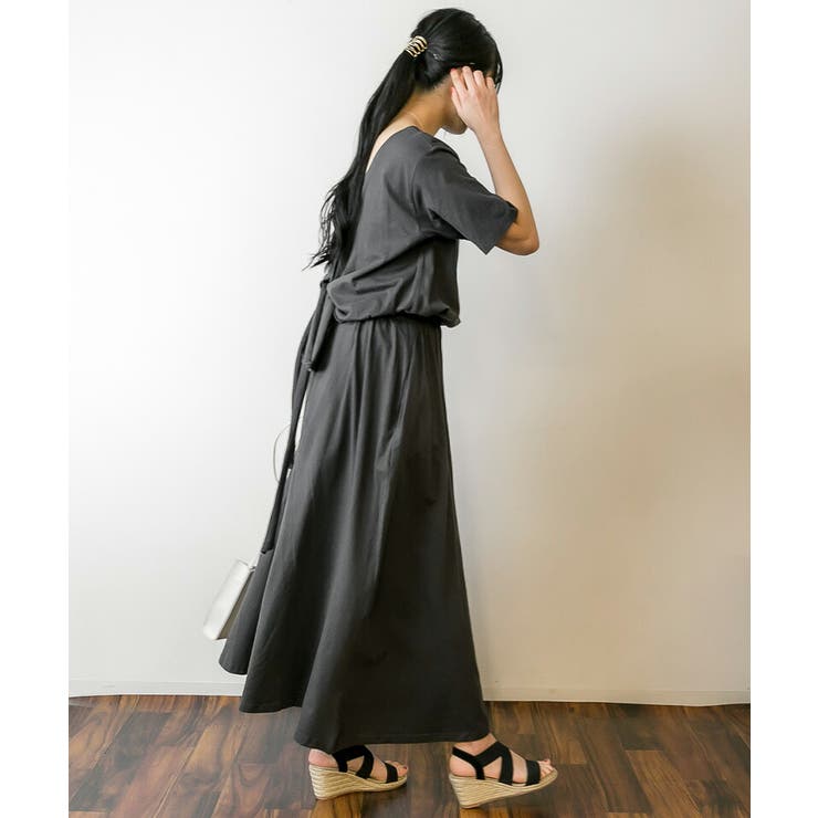 【FREE】バックオープンカシュクールカットワンピース | JungleJalopy | 詳細画像13 