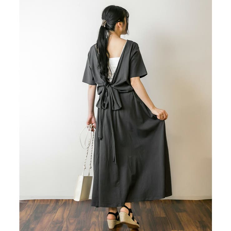 【FREE】バックオープンカシュクールカットワンピース | JungleJalopy | 詳細画像14 