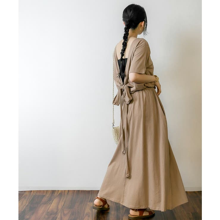 【FREE】バックオープンカシュクールカットワンピース | JungleJalopy | 詳細画像18 