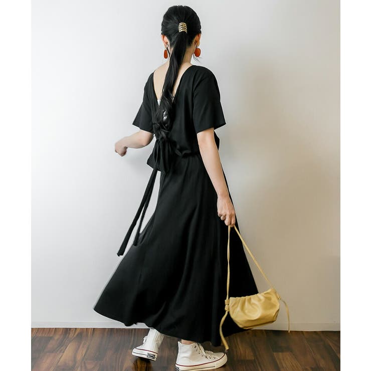 【FREE】バックオープンカシュクールカットワンピース | JungleJalopy | 詳細画像9 