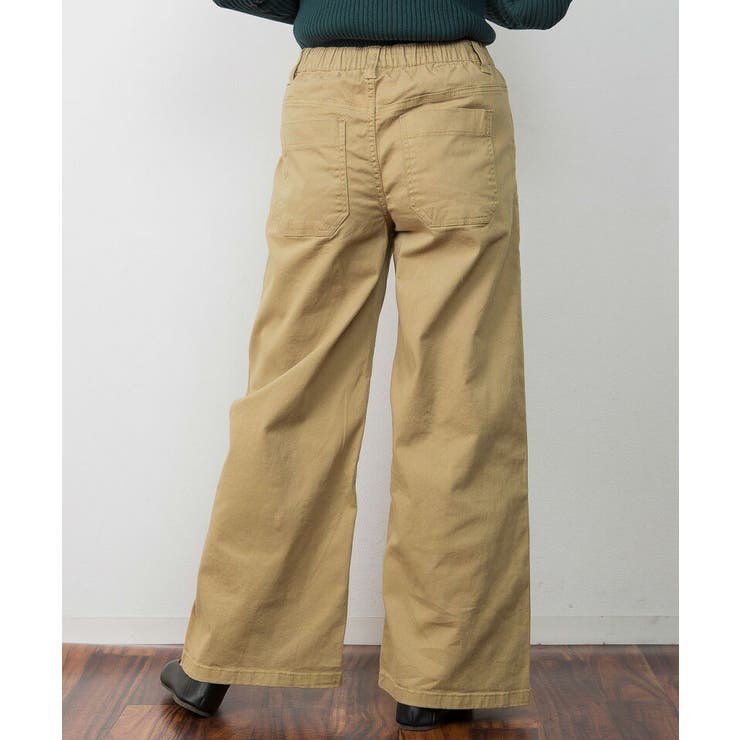 【M・L・LL・3L・4L】ウエストゴムストレッチツイルベイカーパンツ | JungleJalopy | 詳細画像10 