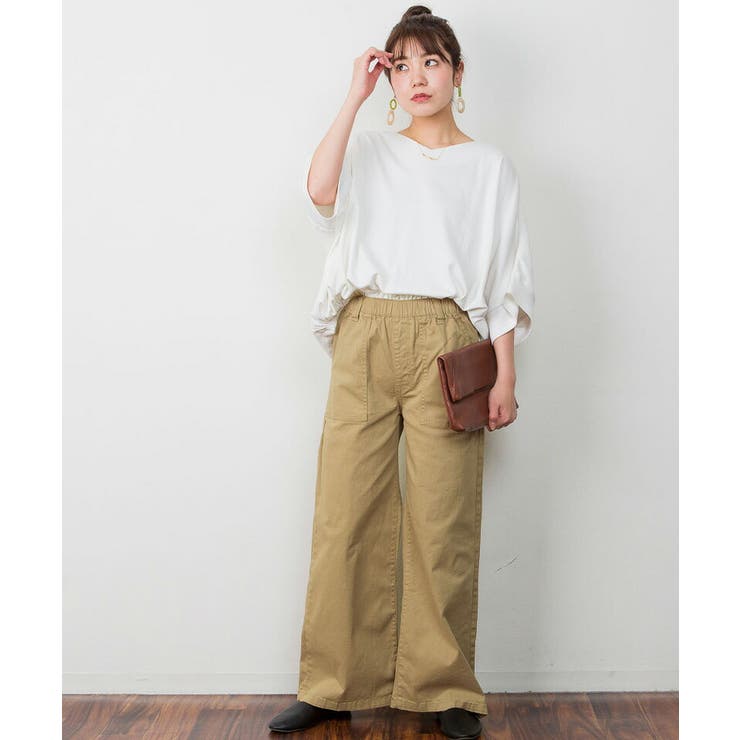 【M・L・LL・3L・4L】ウエストゴムストレッチツイルベイカーパンツ | JungleJalopy | 詳細画像11 