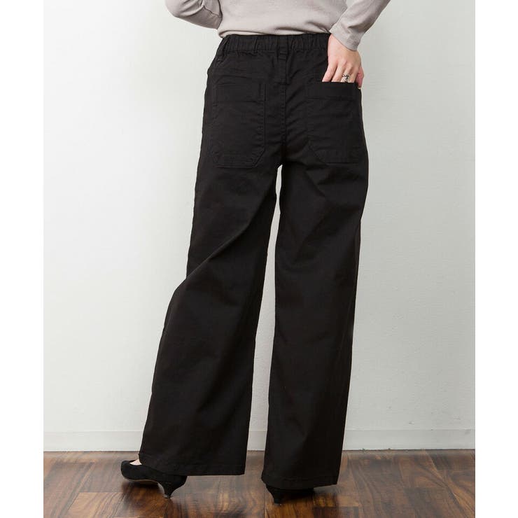 【M・L・LL・3L・4L】ウエストゴムストレッチツイルベイカーパンツ | JungleJalopy | 詳細画像14 