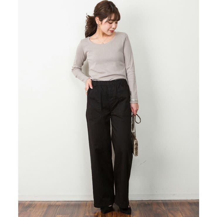 【M・L・LL・3L・4L】ウエストゴムストレッチツイルベイカーパンツ | JungleJalopy | 詳細画像15 