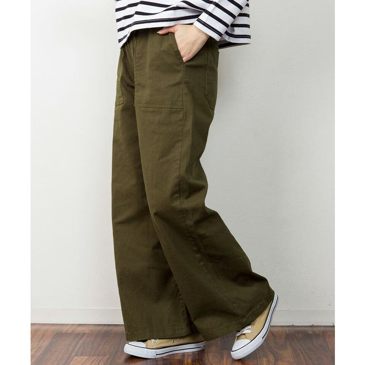 【M・L・LL・3L・4L】ウエストゴムストレッチツイルベイカーパンツ | JungleJalopy | 詳細画像17 