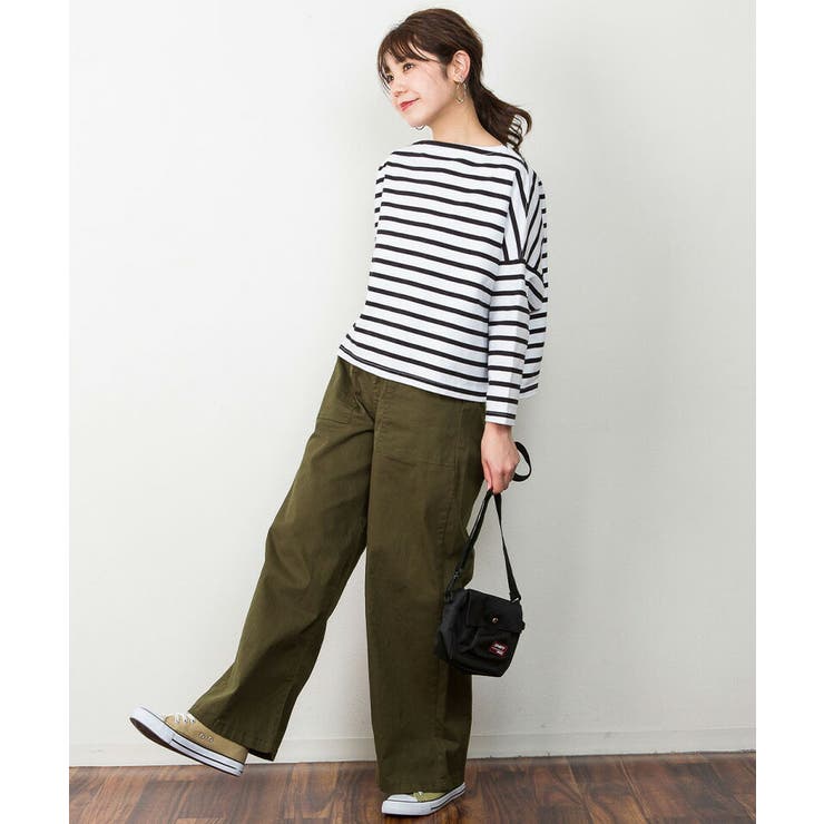 【M・L・LL・3L・4L】ウエストゴムストレッチツイルベイカーパンツ | JungleJalopy | 詳細画像19 