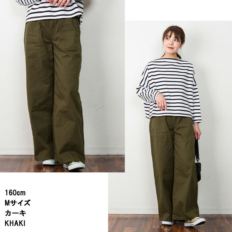 【M・L・LL・3L・4L】ウエストゴムストレッチツイルベイカーパンツ | JungleJalopy | 詳細画像4 