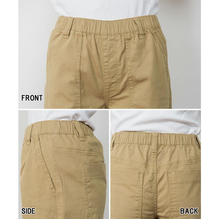 【M・L・LL・3L・4L】ウエストゴムストレッチツイルベイカーパンツ | JungleJalopy | 詳細画像7 