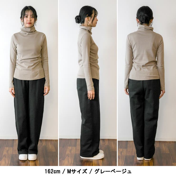 【M・LL・L・4L・3L】コットンハイネックカットソー | JungleJalopy | 詳細画像20 