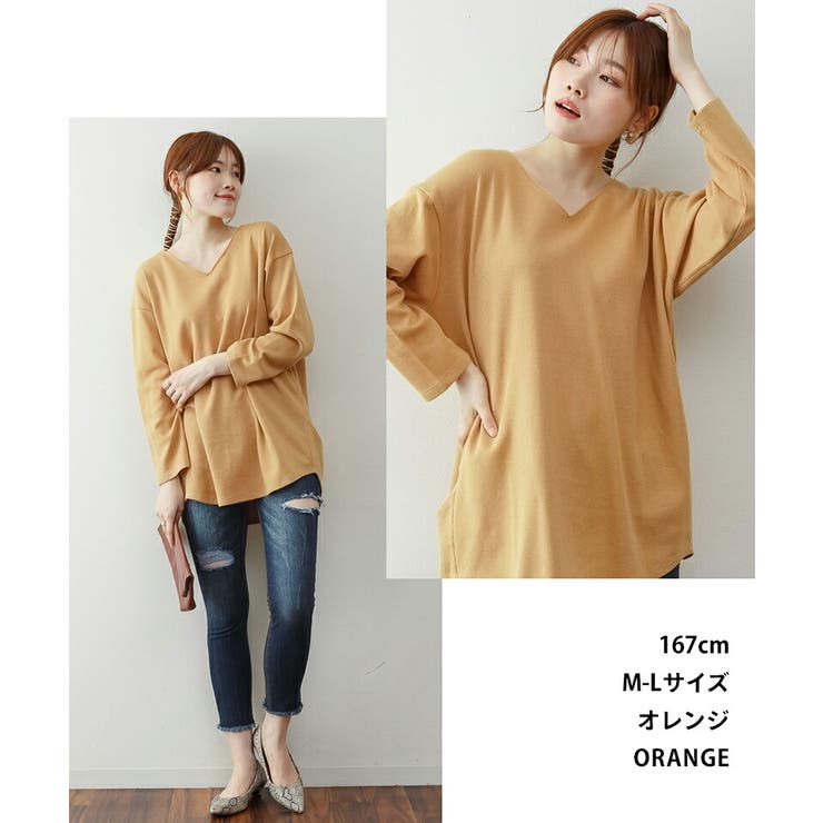 【M-L・LL-3L・4L-5L】ワッフルロングスリーブプルオーバー | JungleJalopy | 詳細画像3 