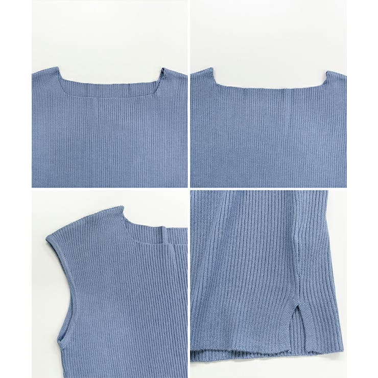 【M-L・LL-3L・4L-5L】ボートネックフレンチスリーブサマーニット | JungleJalopy | 詳細画像19 