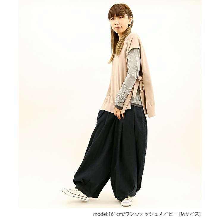 【M・L・LL・3L・4L】キュロットピエロデニム パンツ | JungleJalopy | 詳細画像7 