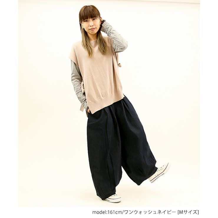 【M・L・LL・3L・4L】キュロットピエロデニム パンツ | JungleJalopy | 詳細画像8 