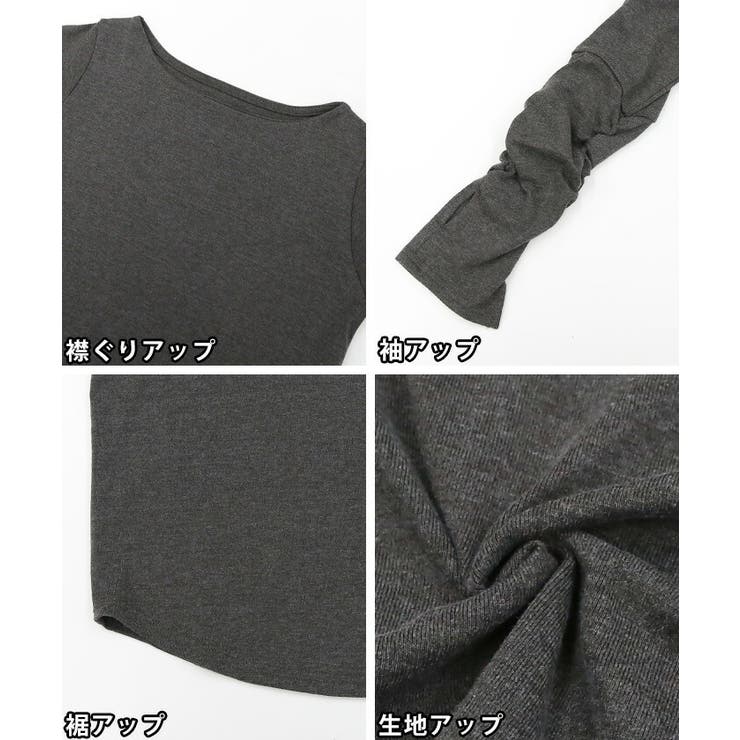 【M・L・LL・3L・4L】ボートネック指空きTシャツ | JungleJalopy | 詳細画像19 