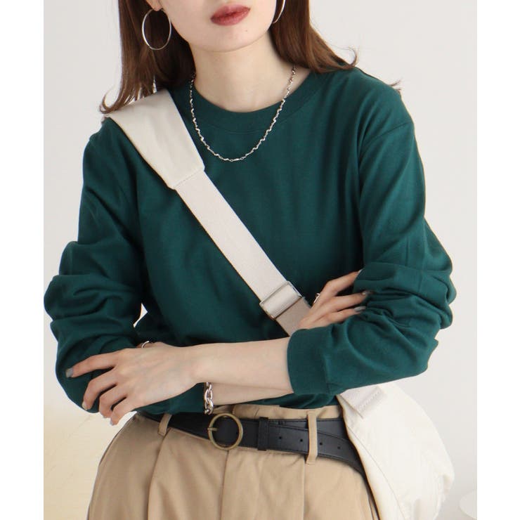 IVY-GREEN | 5.6オンスハイグレードロングスリーブTシャツ 長袖 ロンT 冬 レディース | JungleJalopy