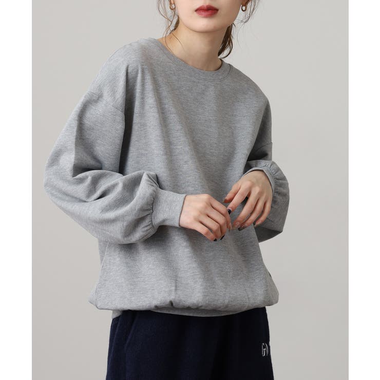 M-GRAY | 袖ボリューム 裏起毛 スウェット | JungleJalopy