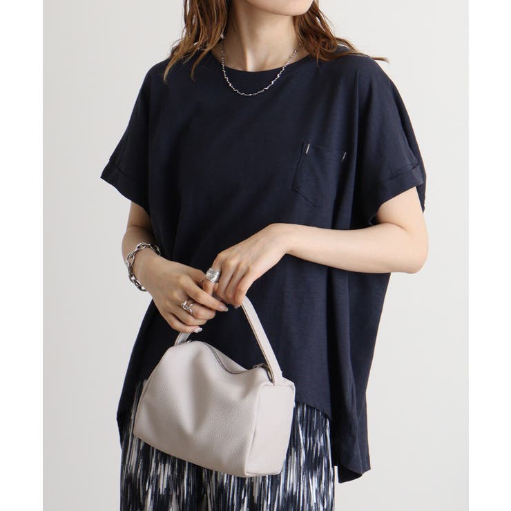 【M L】オーバーサイズポケット付きUネックTee Tシャツ | JungleJalopy | 詳細画像21 