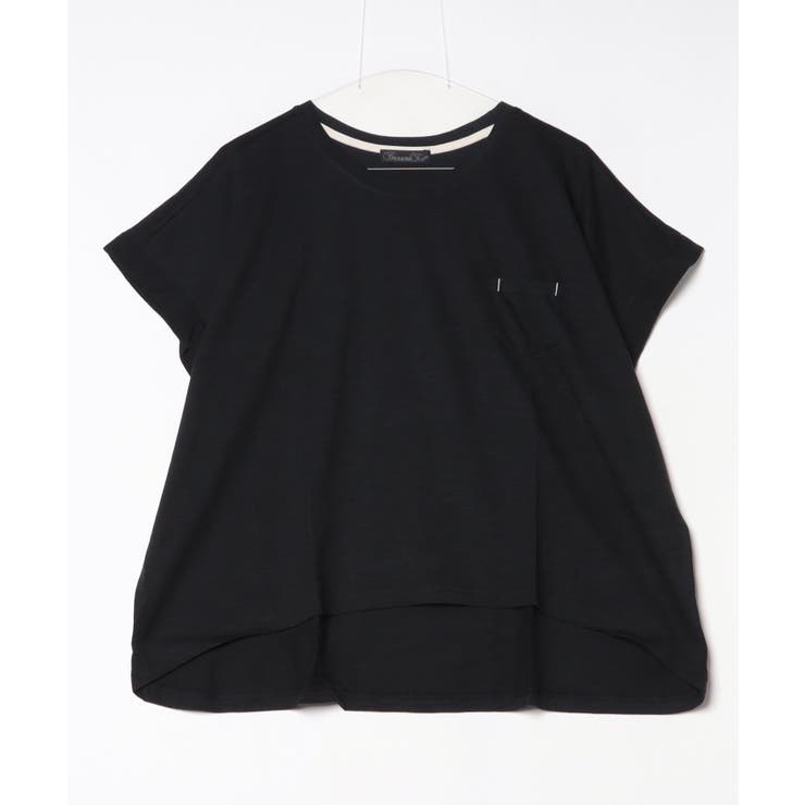 【M L】オーバーサイズポケット付きUネックTee Tシャツ | JungleJalopy | 詳細画像49 