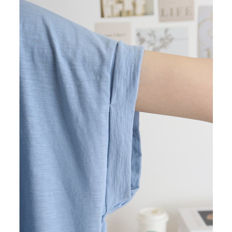 【M L】オーバーサイズポケット付きUネックTee Tシャツ | JungleJalopy | 詳細画像65 