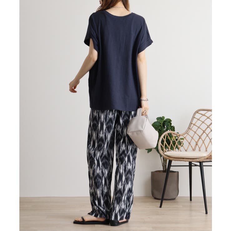 【M L】オーバーサイズポケット付きVネックTee Tシャツ | JungleJalopy | 詳細画像25 