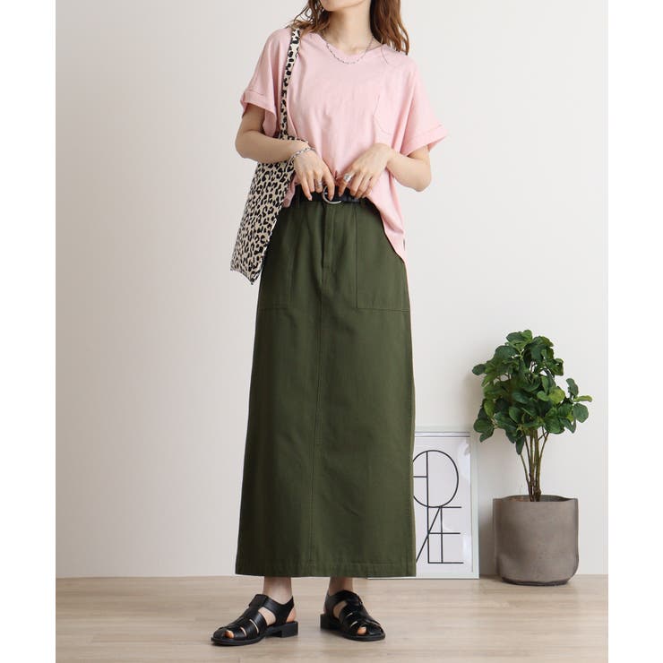 【M L】オーバーサイズポケット付きVネックTee Tシャツ | JungleJalopy | 詳細画像30 