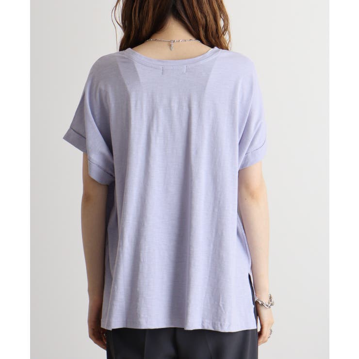 【M L】オーバーサイズポケット付きVネックTee Tシャツ | JungleJalopy | 詳細画像34 