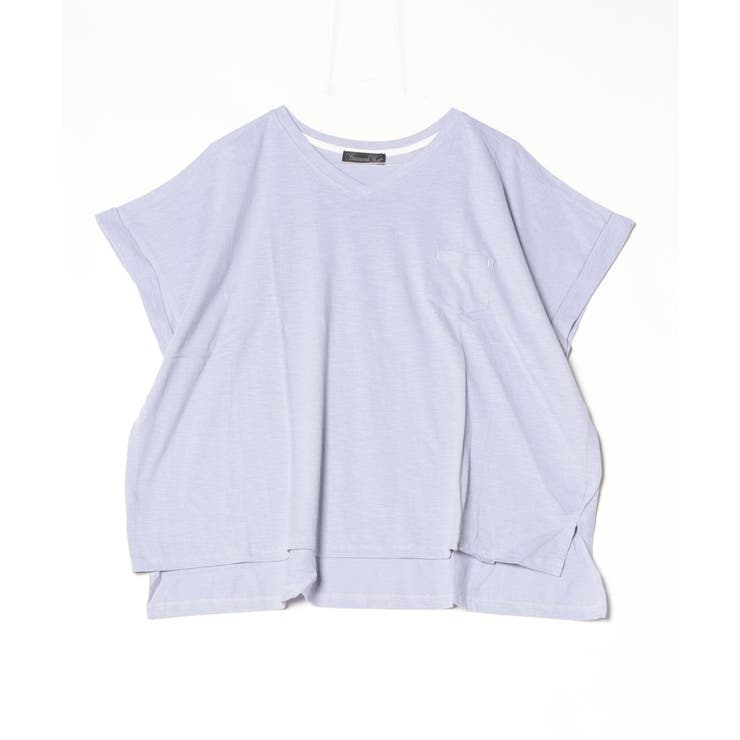 【M L】オーバーサイズポケット付きVネックTee Tシャツ | JungleJalopy | 詳細画像39 