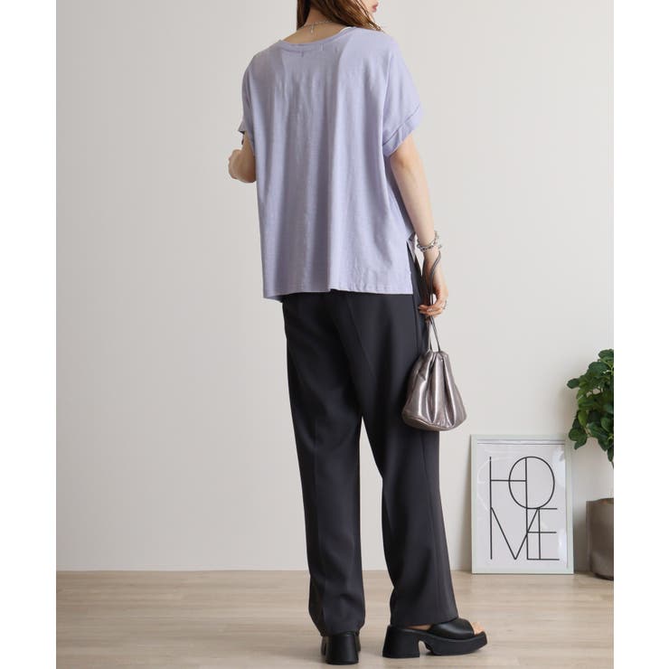 【M L】オーバーサイズポケット付きVネックTee Tシャツ | JungleJalopy | 詳細画像44 