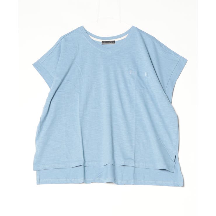 【M L】オーバーサイズポケット付きVネックTee Tシャツ | JungleJalopy | 詳細画像74 