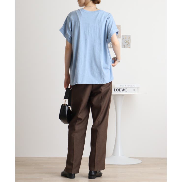 【M L】オーバーサイズポケット付きVネックTee Tシャツ | JungleJalopy | 詳細画像78 