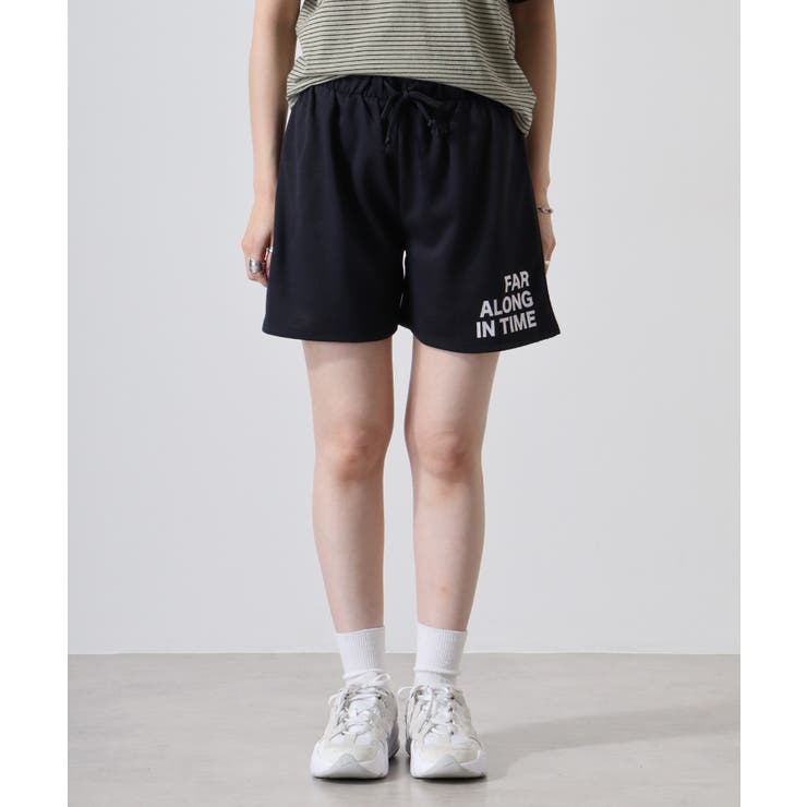 ミニ裏毛ワンポイントプリントショートパンツ レディース ワンマイル | JungleJalopy | 詳細画像4 